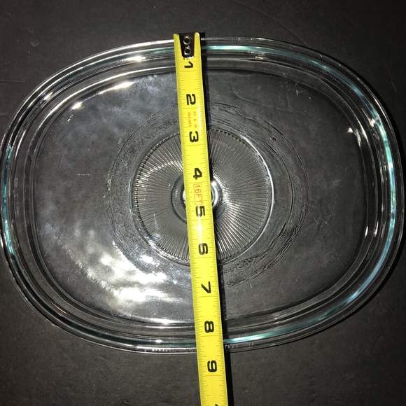 Pyrex Glass Replacement Lid DC-1.5-C Corning Ware Oval Casserole - Picture 6 of 8